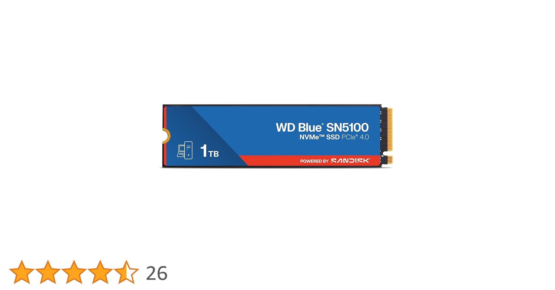 Amazon | WD Blue SN5100 1TB NVMe SSD - M.2 2280 PCIe Gen 4.0